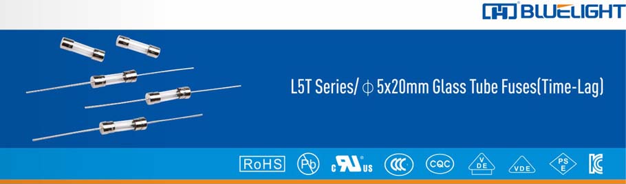 L5T系列/Φ5X20玻璃管保險(xiǎn)絲(延時(shí))(圖1)