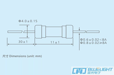 L3T系列/Φ3.6X10玻璃管延時保險絲(圖3)